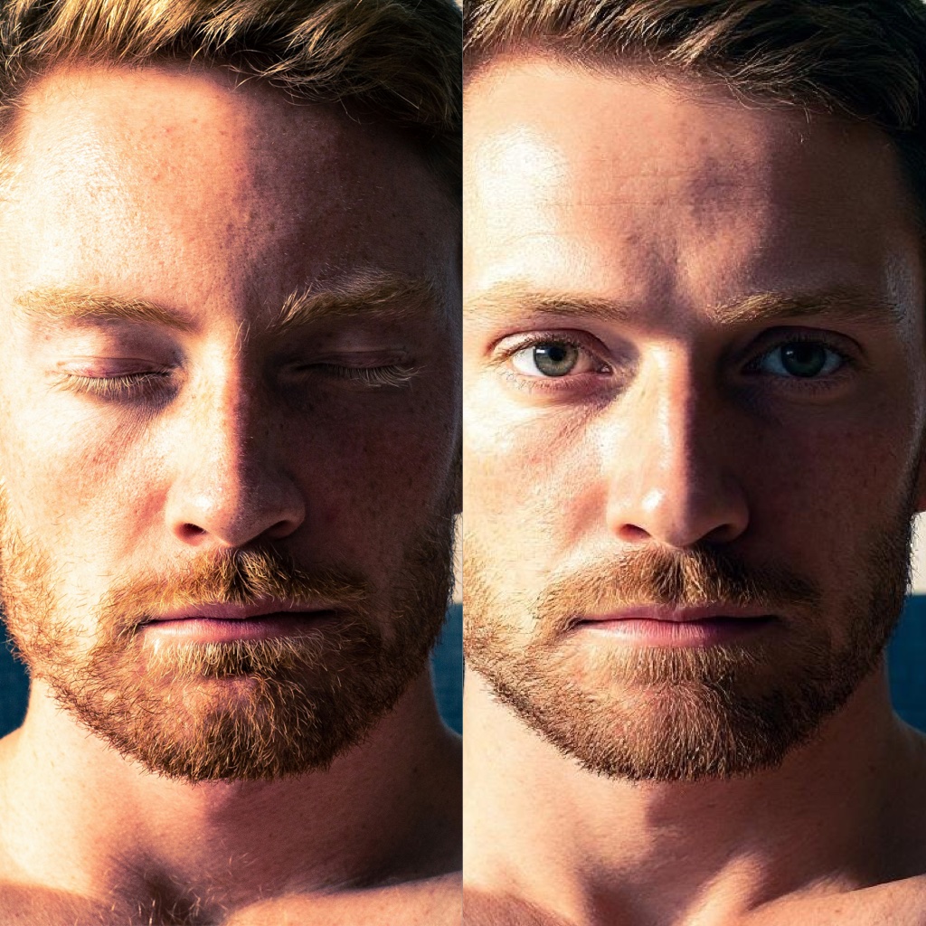 Open Closed Eyes - Advanced Image Enhancement